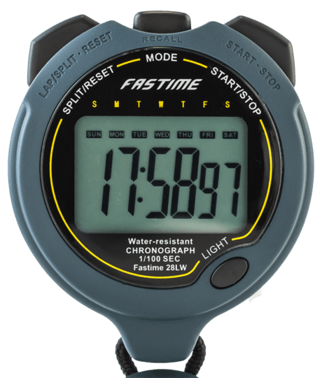 Professional Level Water Resistant Stopwatch