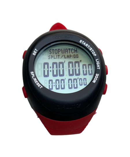 Copilote Rally Watch Black/Red Buttons Red Straps