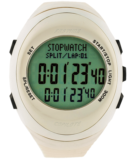 Fastime Copilote Rally Watch All White 
